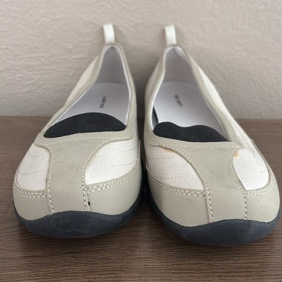 Women's Lands' End Terrain Ballet Rubber Sole Slip On Shoes 9 Field Khaki - Picture 3 of 12